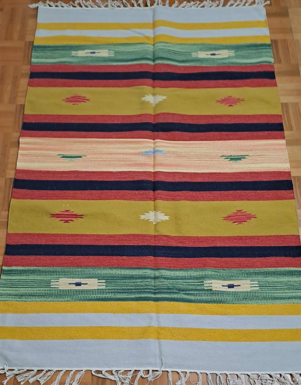 Cotton Kilim Rugs - 6ft x4ft