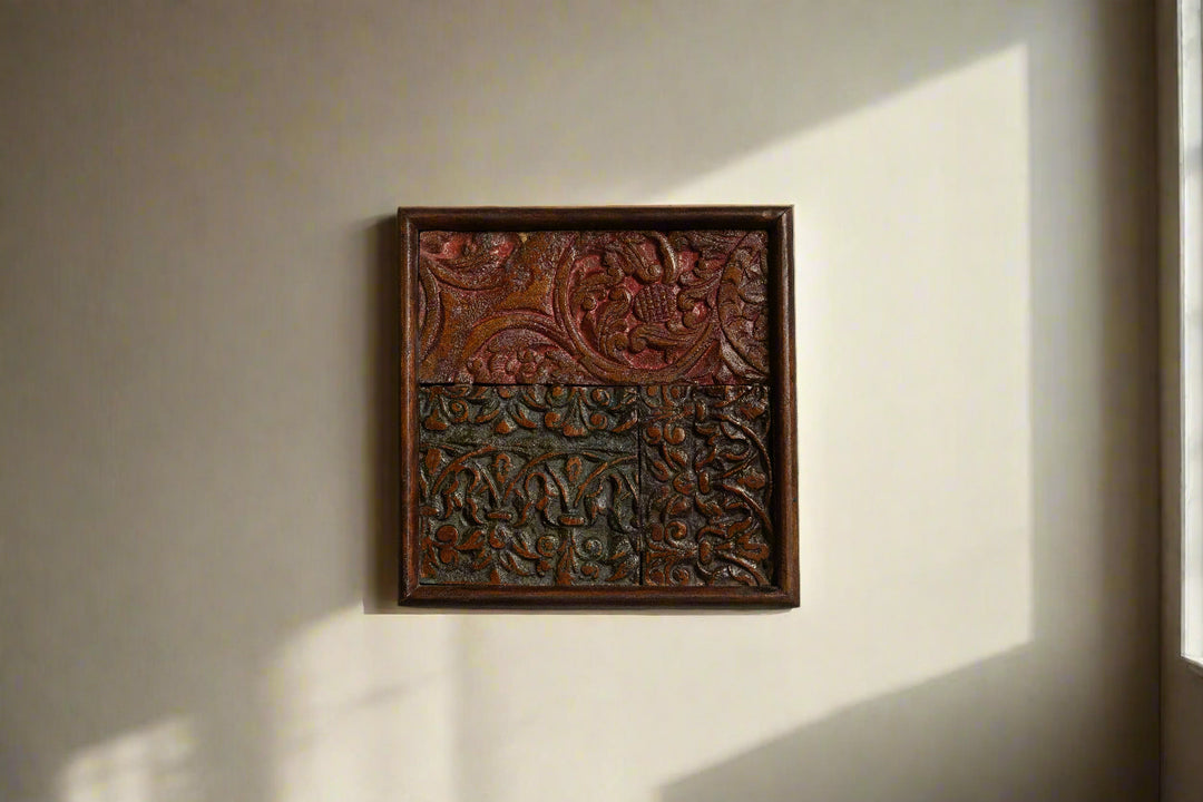 Wall Frame, Wall Panel, Wooden carved wall panel