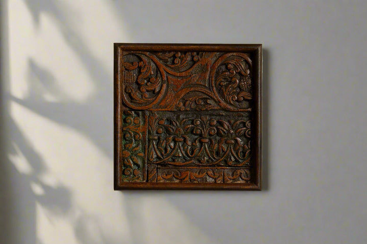 Wall frame, Carved wall panel