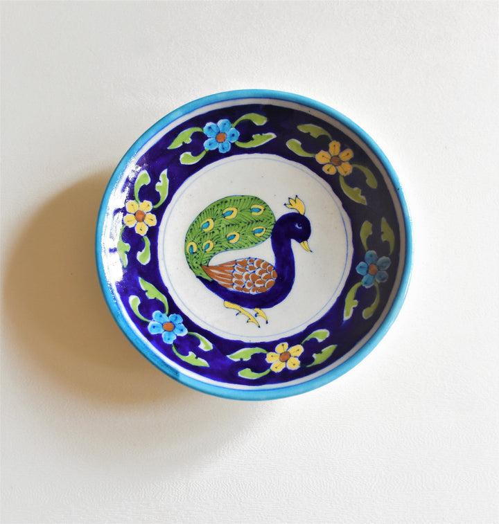 Peacock Wall Plate 6"